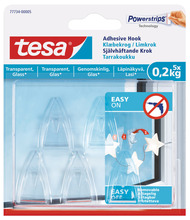 tesa® klæbekrog til glas 0,2 kg - 5 stk.